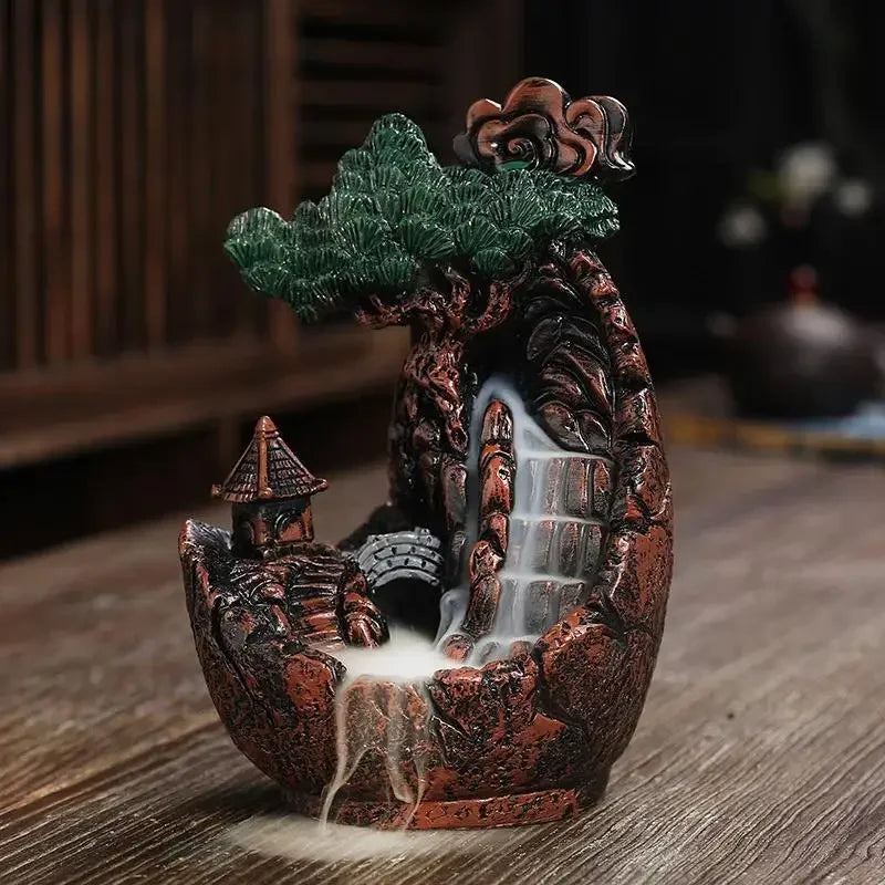 Dreamy Rockery Mountain Backflow Incense Burner