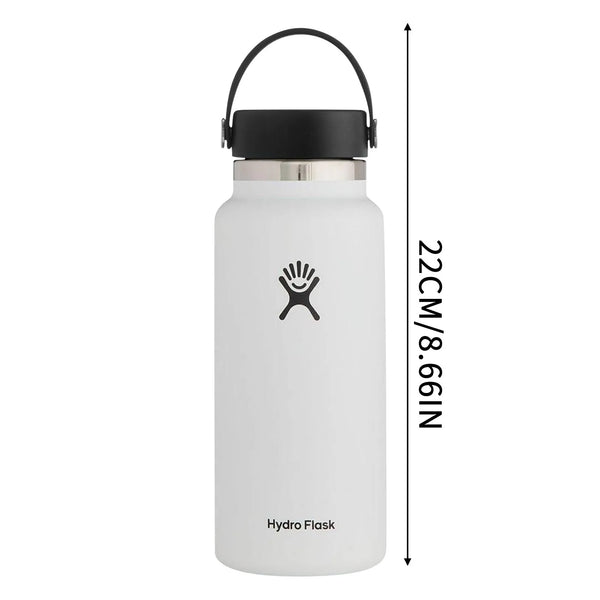 32oz Stainless Steel Insulated Office Cup Water Cup Handle Cover Stainless Steel And Vacuum Insulated Leak Proof Soft Cover