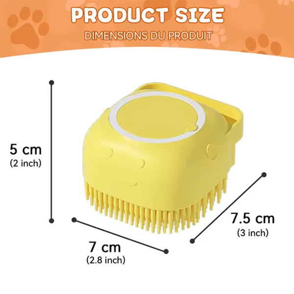New Multifunctional Silicone Bath Massage Brush - Soft Safety Pet Grooming Tool for Puppies, Big Dogs & Cats
