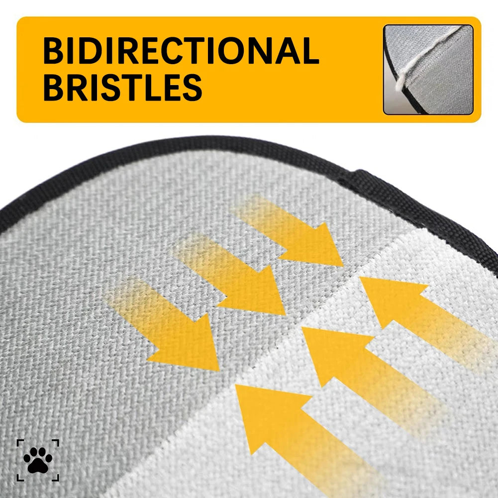 2-in-1 Pet Hair Removal Gloves - Lightweight, Portable Multifunctional Fur Catchers for Cats and Dogs