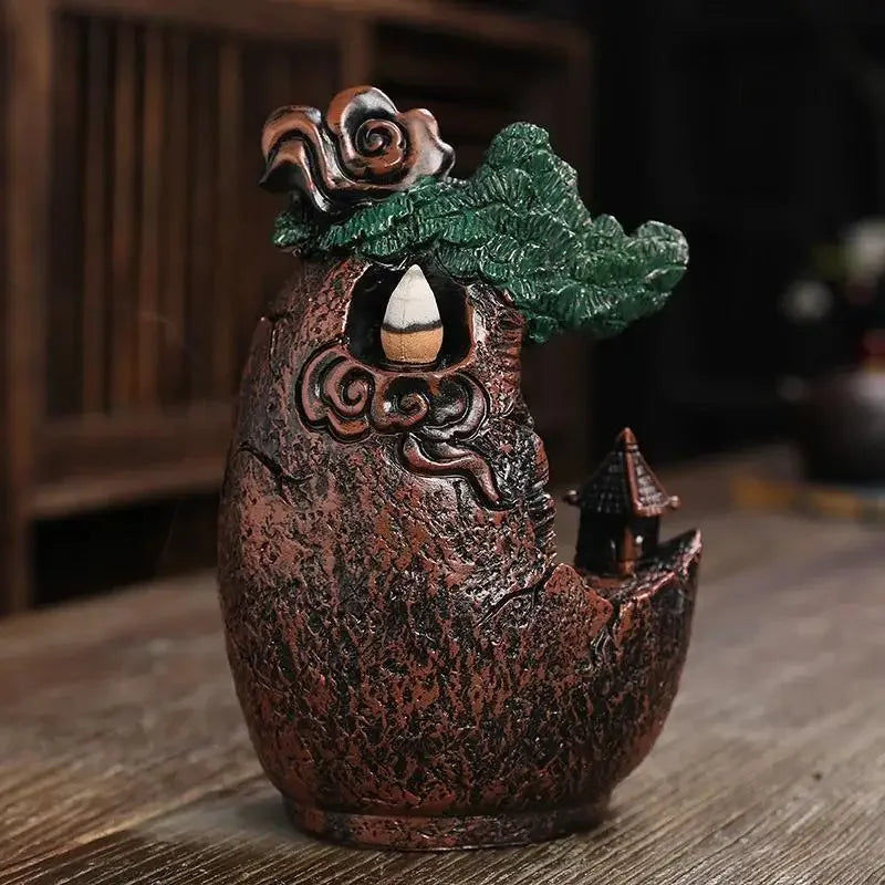 Dreamy Rockery Mountain Backflow Incense Burner