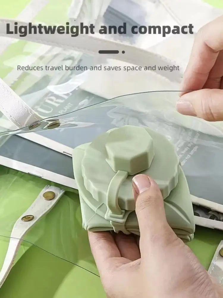 600ml Silicone Folding Water Bottle