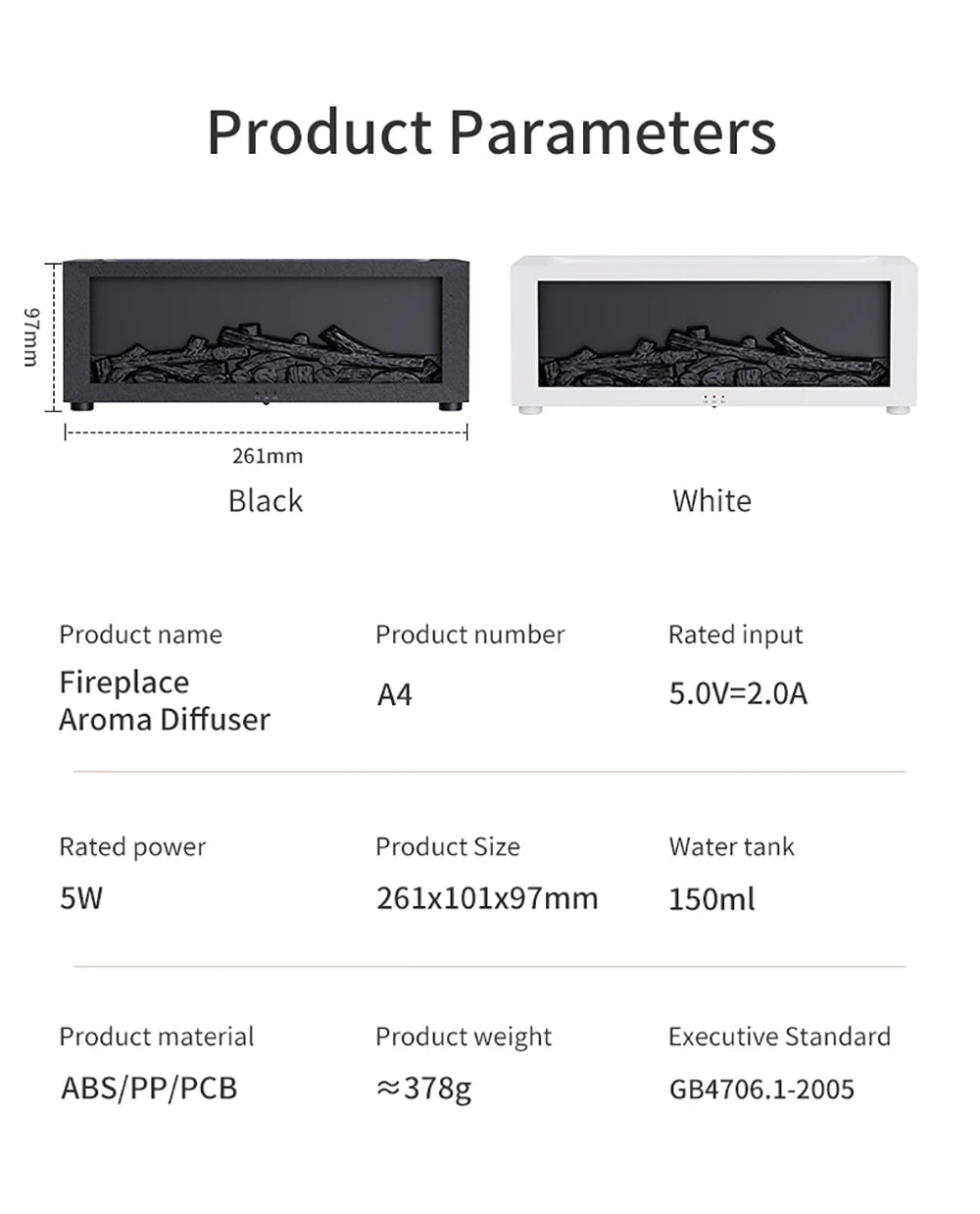 Air Humidifier Essential Oil Diffuser - Home Aroma Flame Humidifier with Automatic Fragrance, LED Light & Remote Control